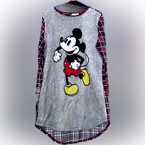 - Disney Mickey Mouse Fleece Gown Size XL(14-18) - Picture 9 of 13